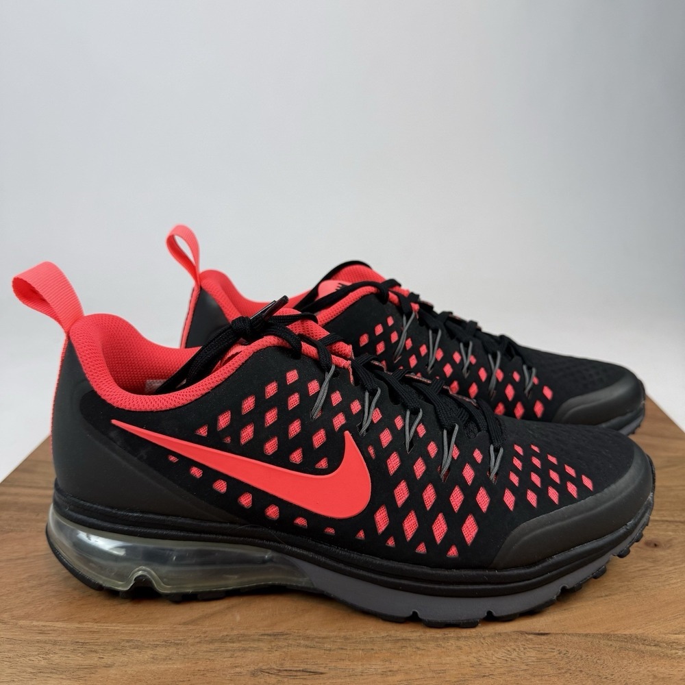 New NIB Mens Nike Air Max Supreme 3 Black‎ Infrared Sneakers Shoes Size 8.5 D